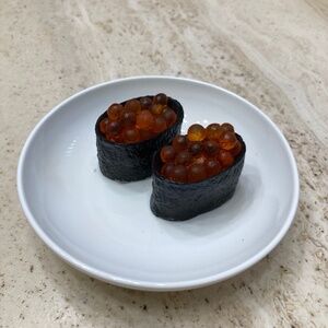 Fake Sushi Ikura Roll Tabletop Deco  4.25"